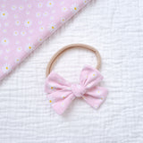 Stella Bow - Pink Daisy // Headband