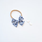 Stella Bow - Vintage Blue // Hair Ties