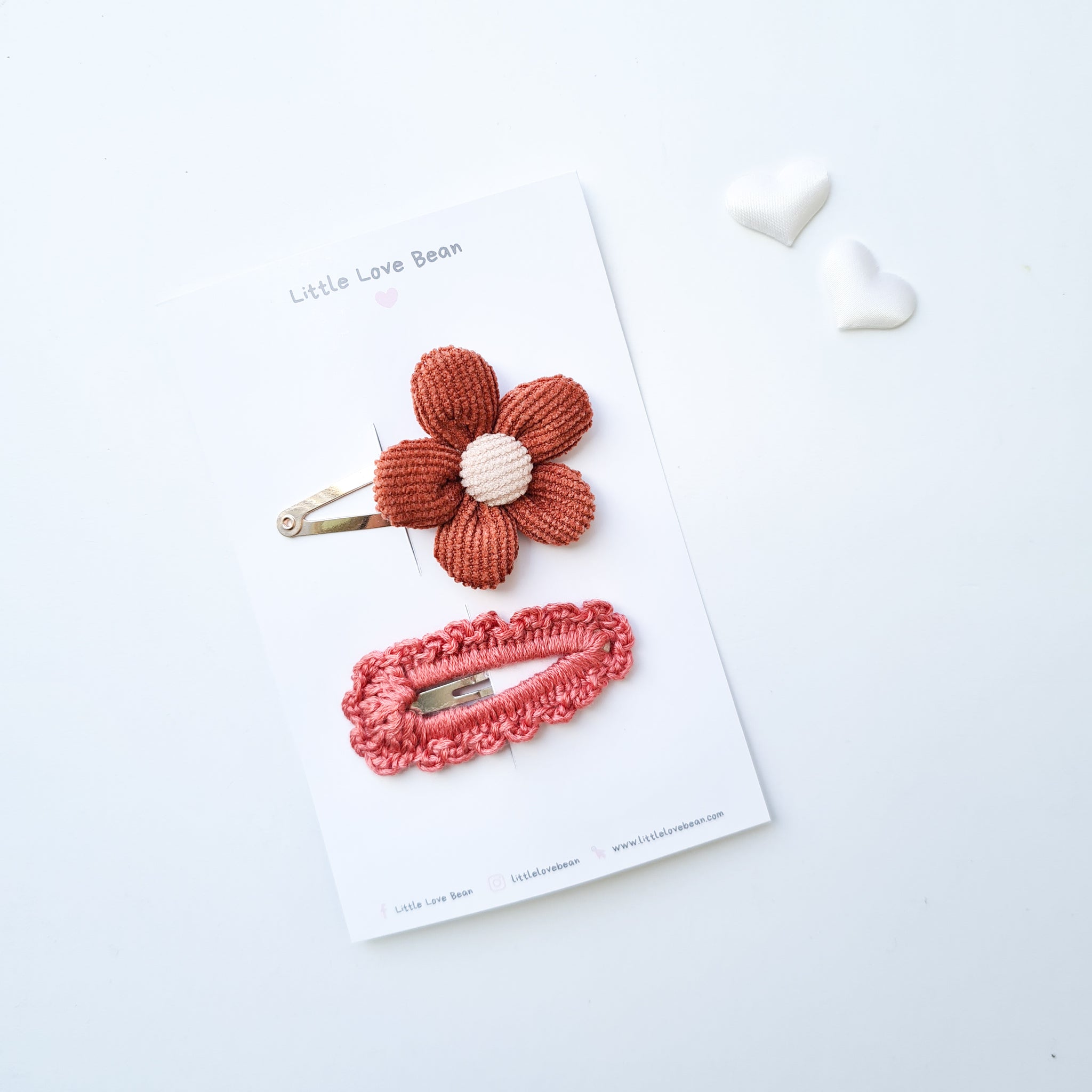 Value Sets - Flower & Crochet Clips – Little Love Bean