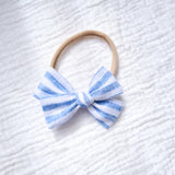 Beach Babe - Blue/Pink (Baby Headbands, Hair Clips, Hair Ties)