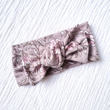 Top Knot Headband - Pink Blossom